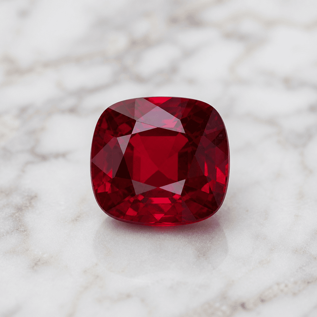 Vivid Red Oval Ruby - Natural Loose Gemstone